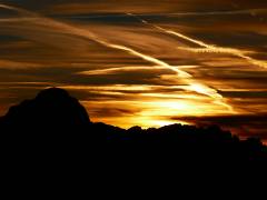 Sunset at Peitlerkofel